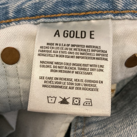 AGOLDE Riley High Rise Straight Crop Shatter Size 25 - Picture 9 of 10